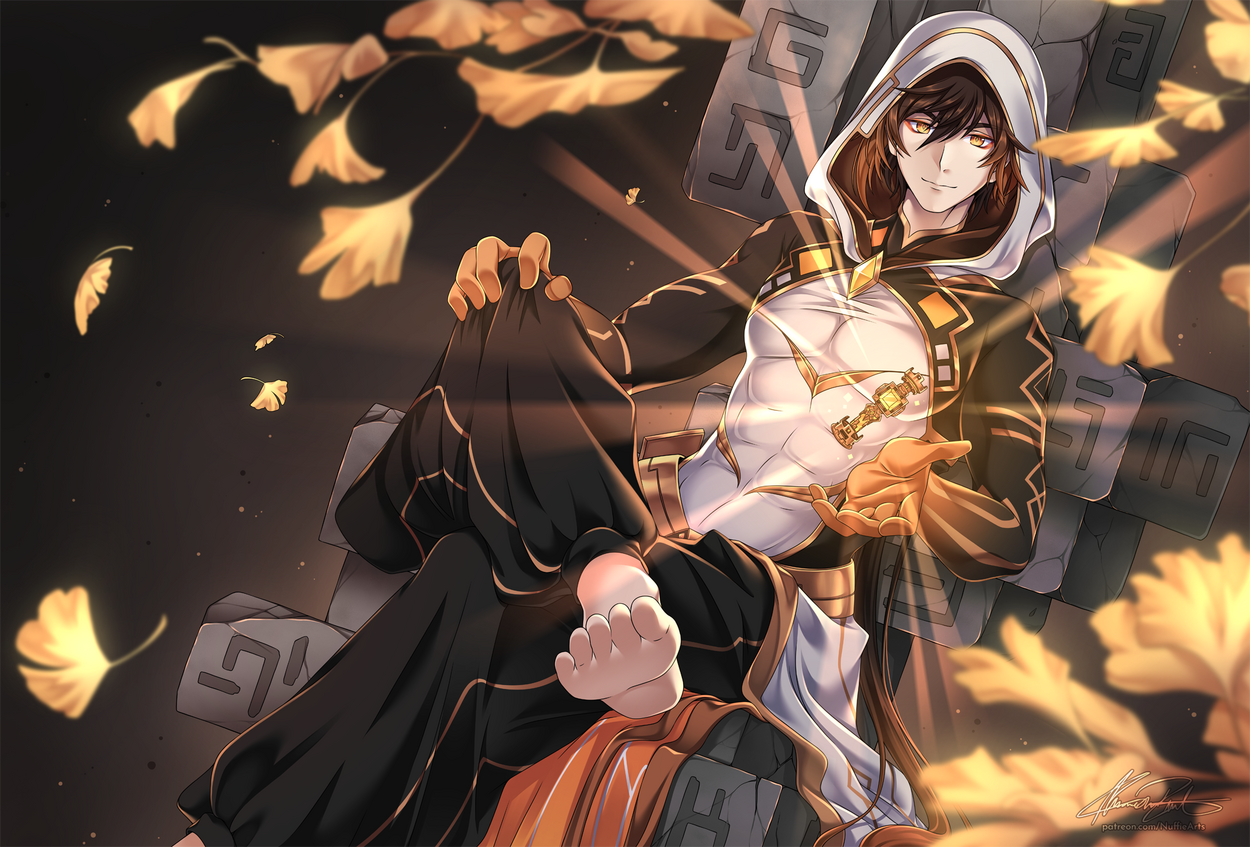 Rex Lapis 2023 | Genshin Impact FanArt | Stamp Rally contribution for Gentlemen Invocation